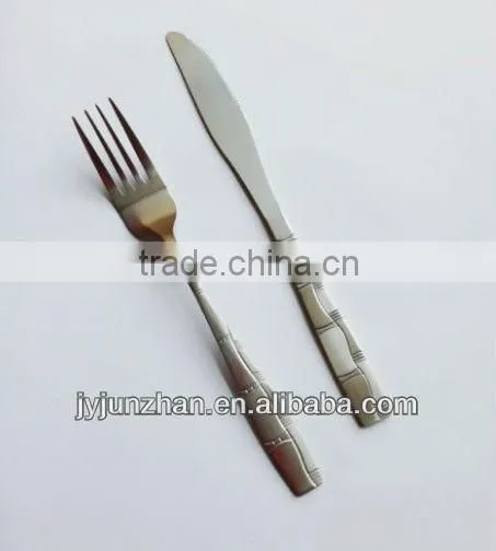 Bamboo shape cutlery with mirror polishing with D grade ///Factory sell directly