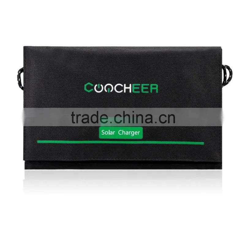 CooCheer 7W Solar Charger with USB Port (Foldable, Portable, High Technology) AM000077