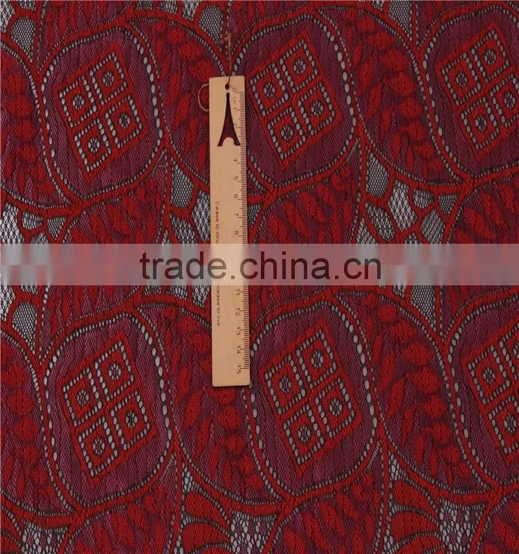 Fashional French cotton guipure lace fabric for women dress