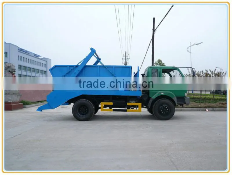 New arrival dongfeng swing arm garbage truck 10 tons