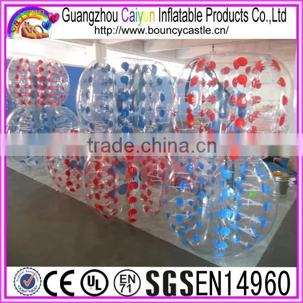 Best TPU inflatable ball suit human bumper bubble ball