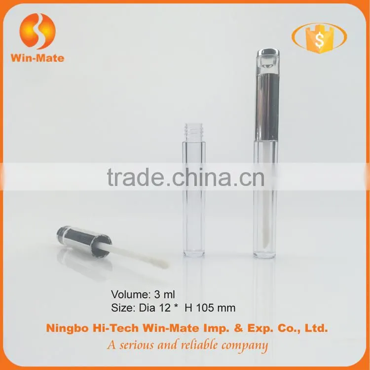 factory supply clear 105*12mm free sample private label lip gloss tube