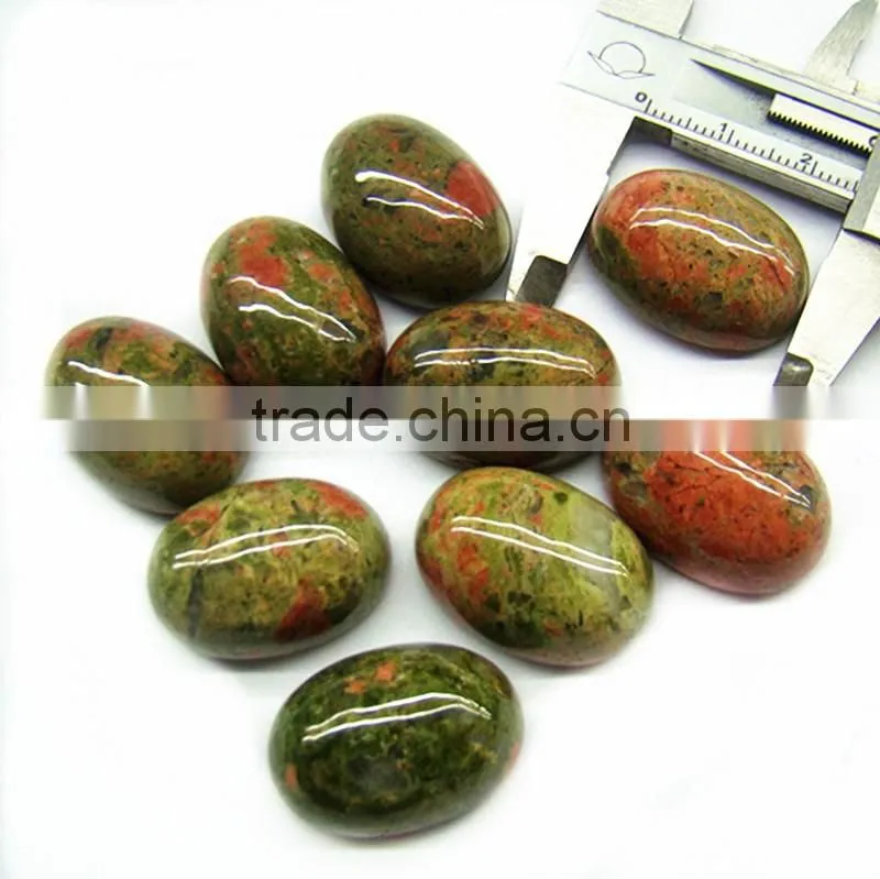 2015 new style unakite oval cabochon wholesale