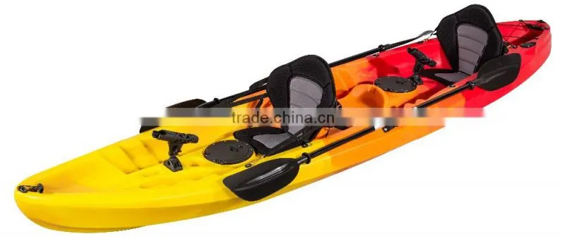 3.7M LLDPE 3 person sit on top China kayak