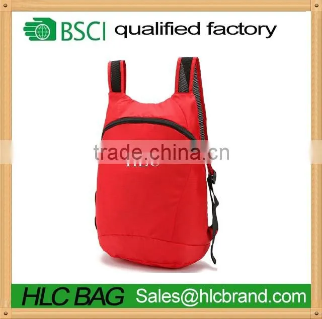 Custom logo travel hiking foldable sports backpack wholesale backpacks china
