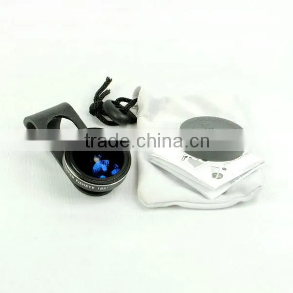 185 Degree Super Fisheye Lens With Clip Clamp For iPhone Samsung Cell Phone Camera Lens