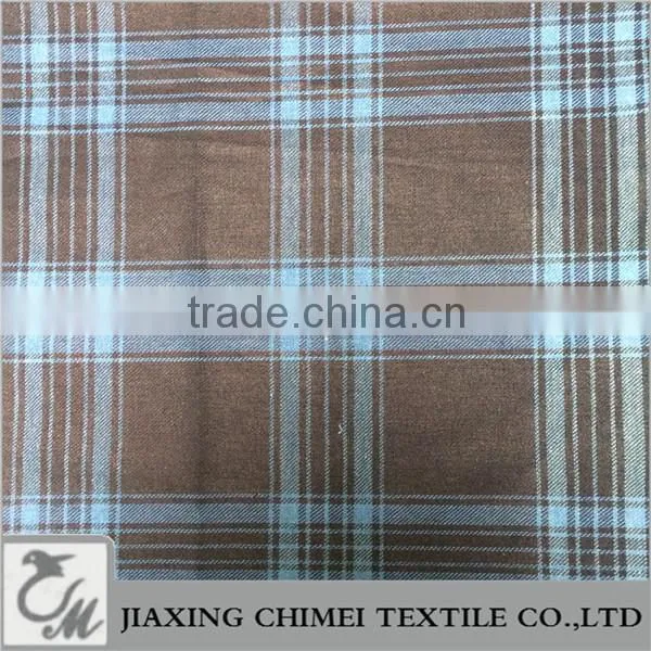 jiaxing yarn dyed grid of cotton denim for denim dangri