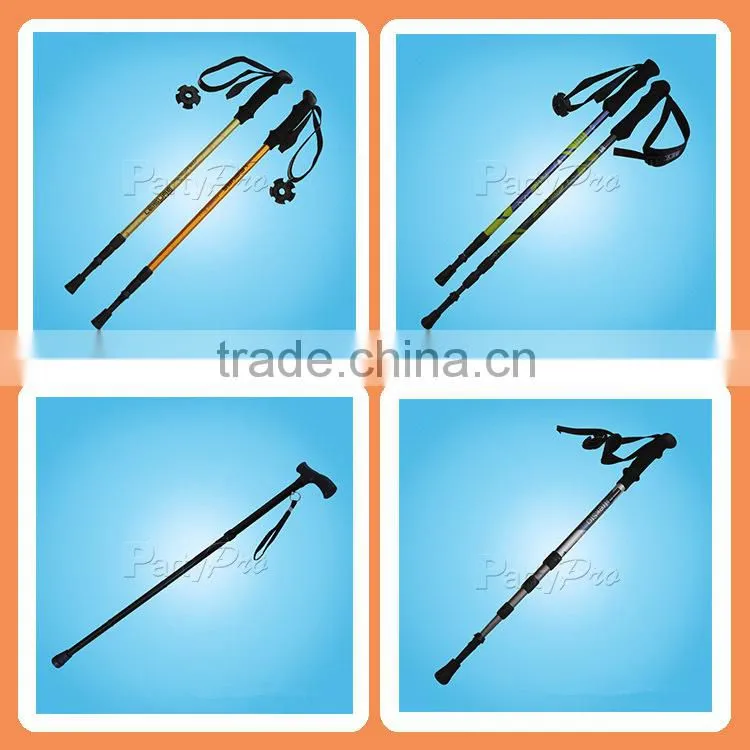 2015 new design Fashion high quality adjusting Telescopic carbon fiber for tubes Walking Stick