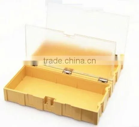 Semi-transparent cover Component storage box / Small parts storage cabinet
