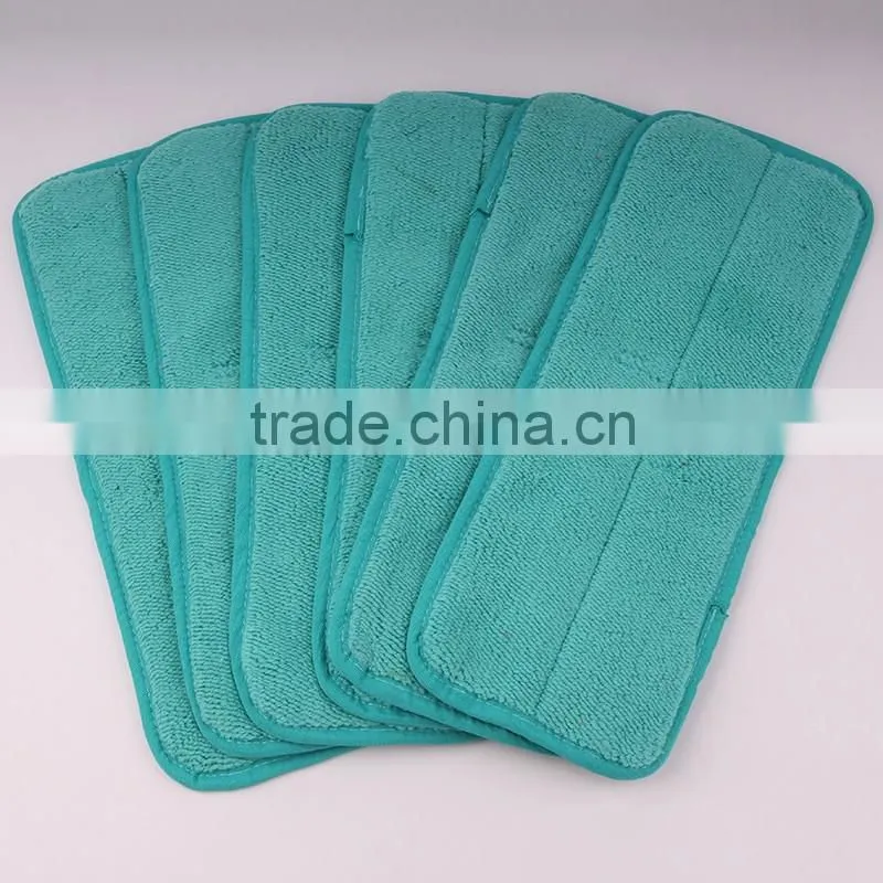 China supply microfibre flat mop refill/Wholesale microfiber wet mop heads