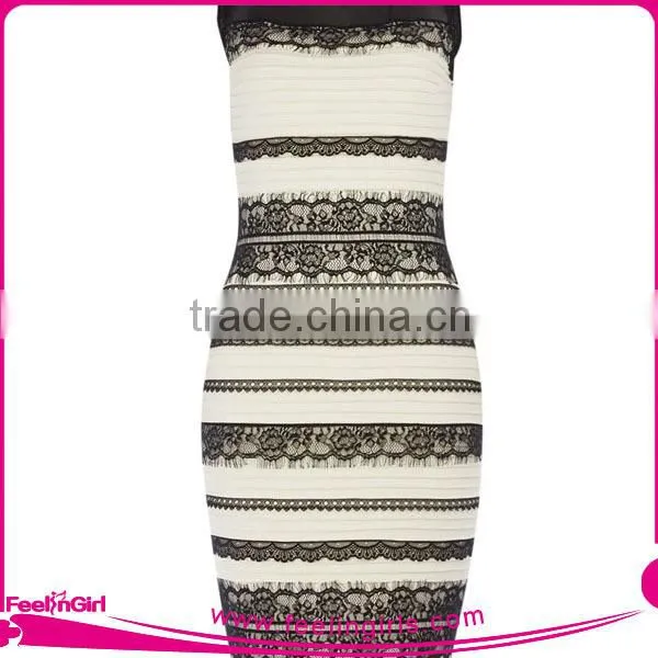 Wholesale popular white&gold prom dress