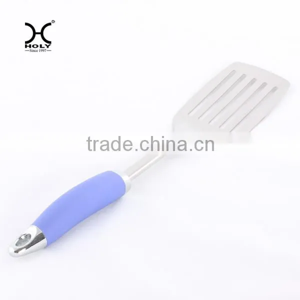 Top quality large ladle with blue handle