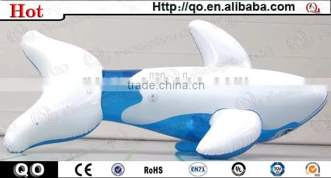 Promotional novely design animal toys giant inflatable whale