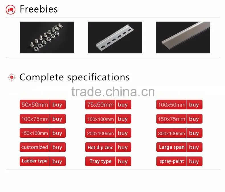 Hot dip galvanized cable tray ISO certificate