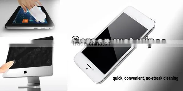Mobile clean wet wipes/phone screen wet wipes