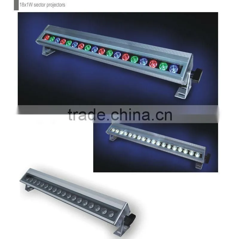 high power tri-color light led wall washer 48W