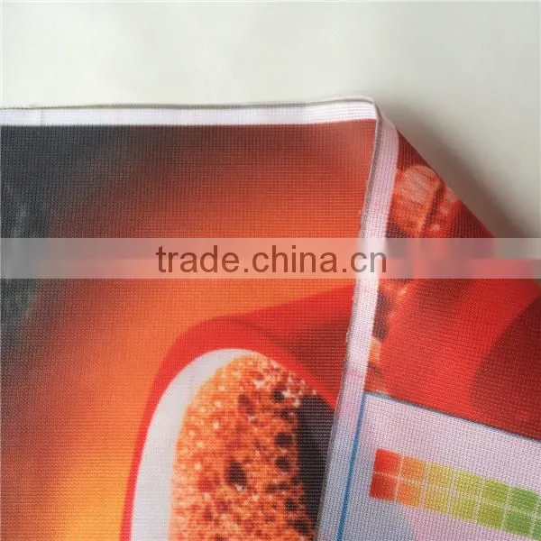 facotry made cheaper price dye sublimation/heat transfer display fabric