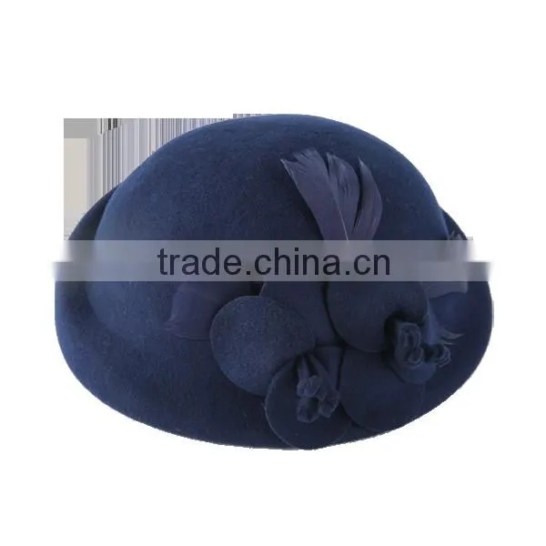 Ladies Winter Wool Felt Beret Beanie Hat With High Quality