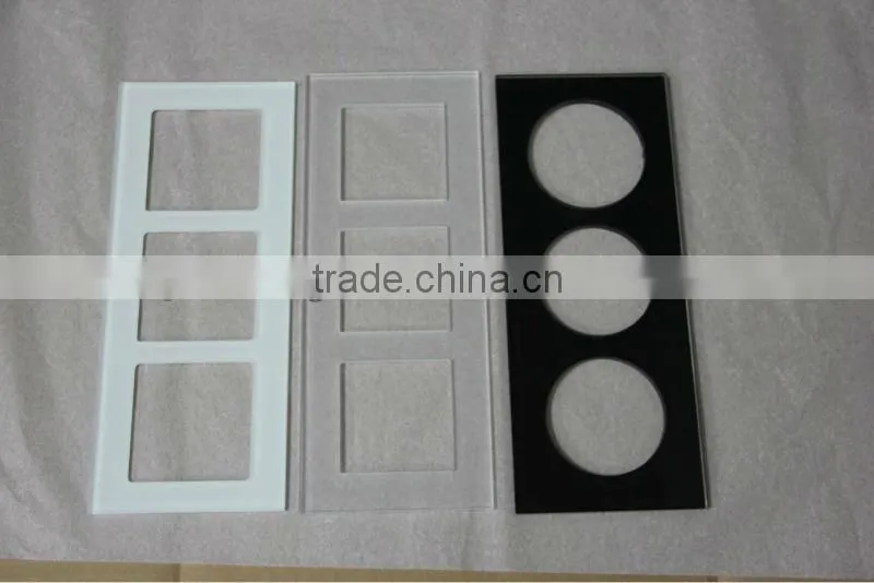 Elevator push button panel glass with EN12150 certificate