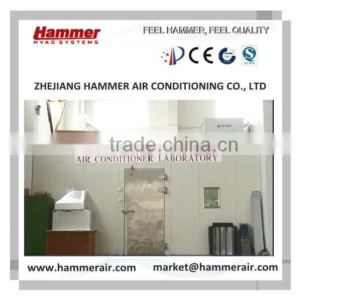 CE certified water chilled Cassette fan coil unit