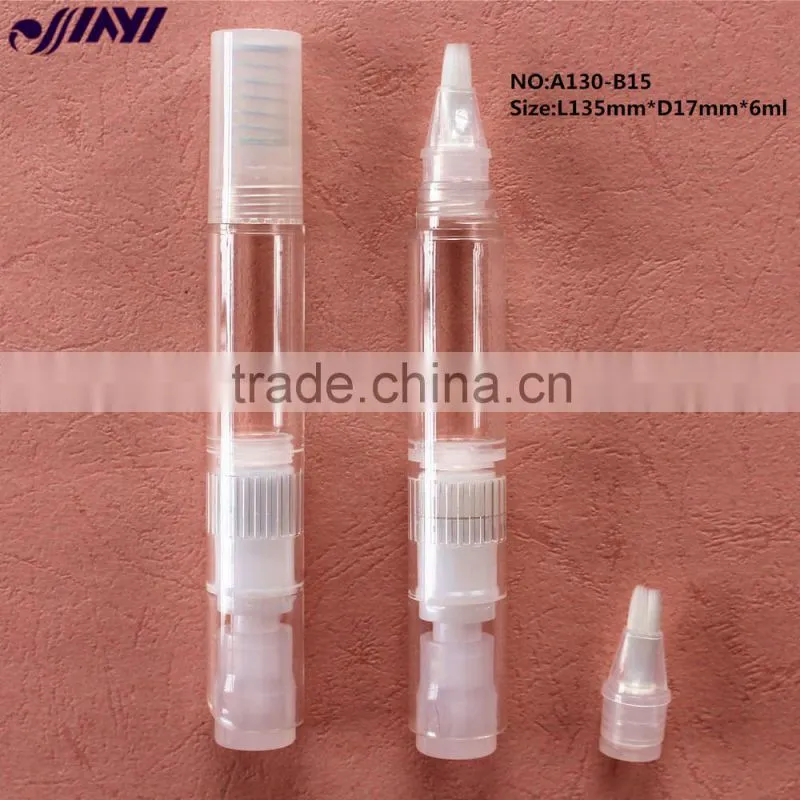 OEM Empty Transparent Plastic Lip Gloss Pen cosmetic pen Concealer pen