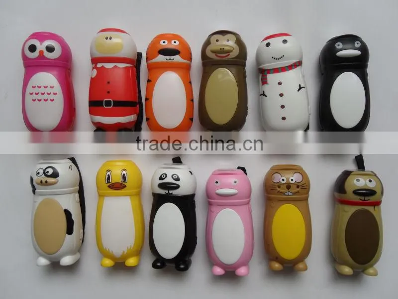 Theme Park Giveaway cow shape dynamo flashlight