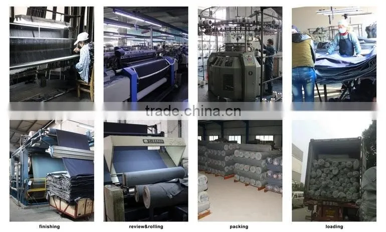 Cotton poly indigo denim jean fabric