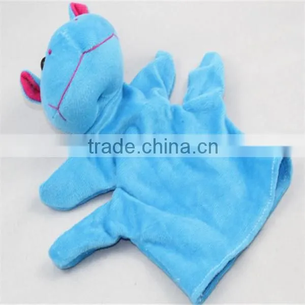 Cute Animal Plush Hand Puppet Gloves Animal Head Hand Puppet