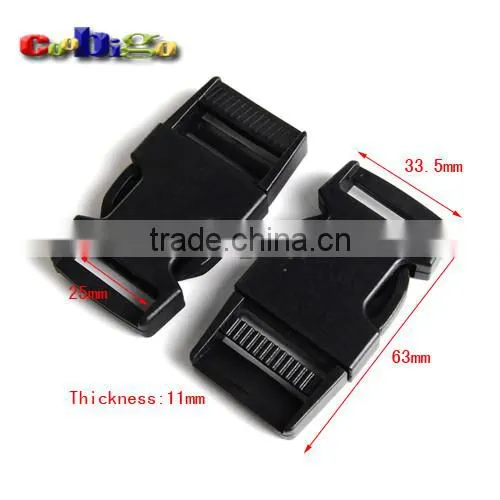 Plastic Strong Side Release Buckle For Backpack Straps Travel Bags Luggage #FLC331