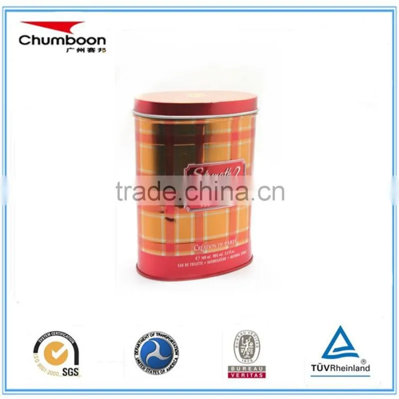 0.23mm perfume metal gift tin box 2016 hot sale