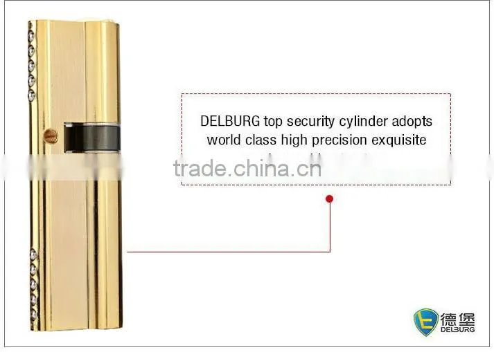 120mm High security mortise hidden cylinder door lock