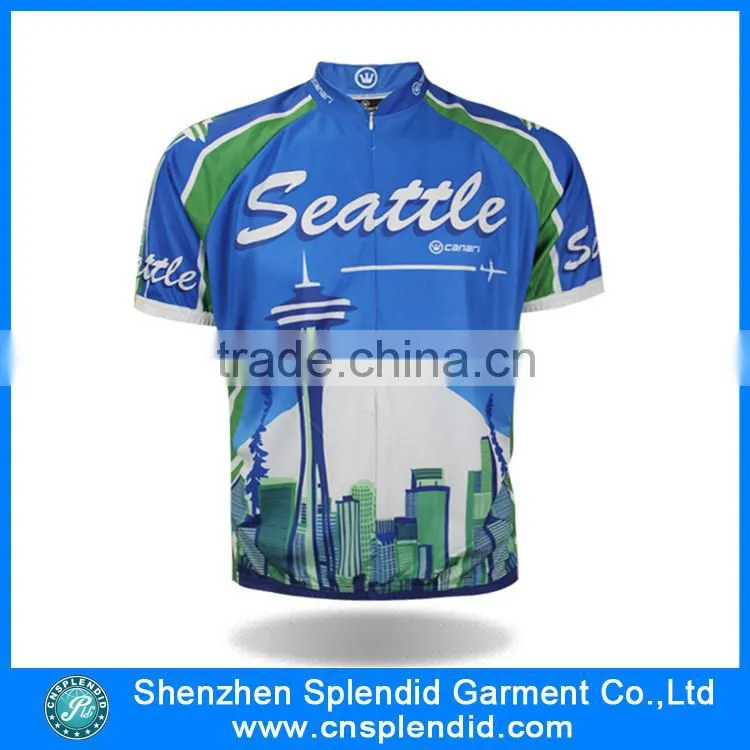 Wholesale cycling jersey summer bike jersey customized cycling shirt