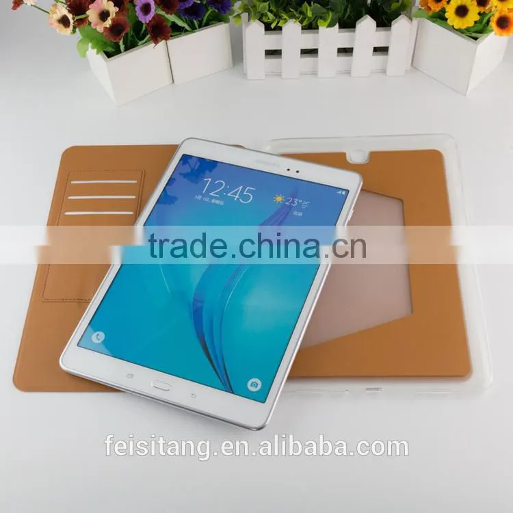 Newest Flip Tablet Leather Case Stent Holster Cover For Samsung galaxy tab a 9.7 t550