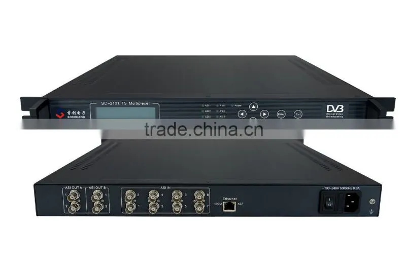 ts multiplexer /dvb multiplexer/8 to 1 Multiplexer