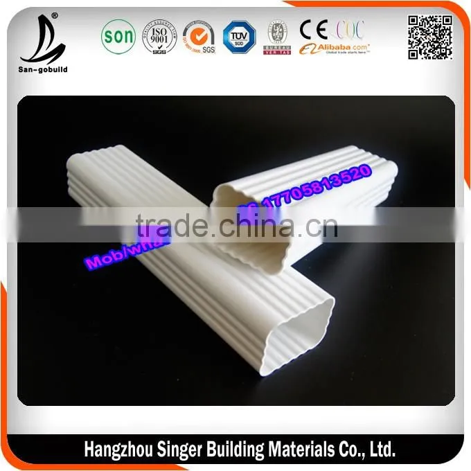 Prefab House Villas decorate colorful pvc rain gutter