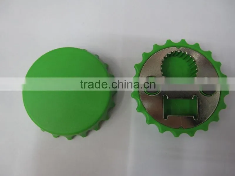 Cap shape round bottle opener