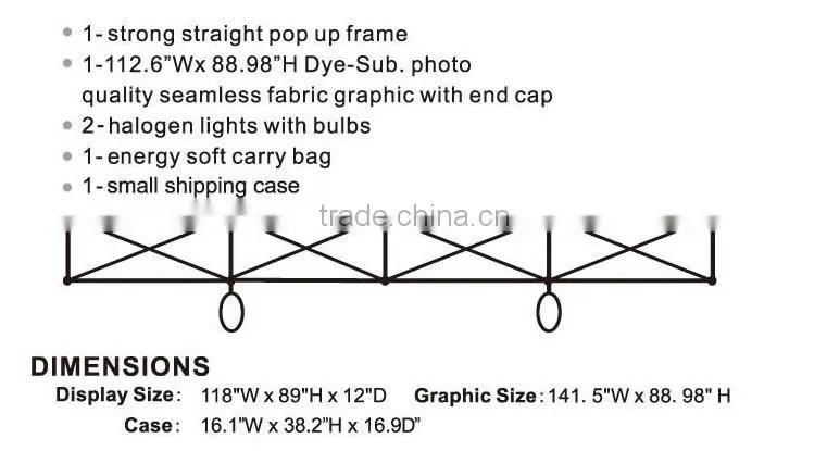 Pipe and drape system