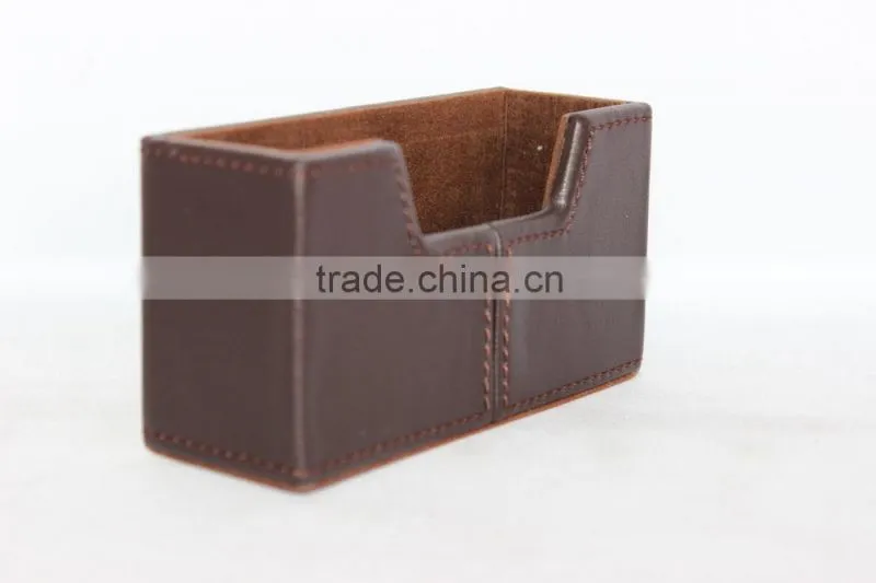 High Quality Faux Leather Card Holder/ Business Cardboard Card Holder