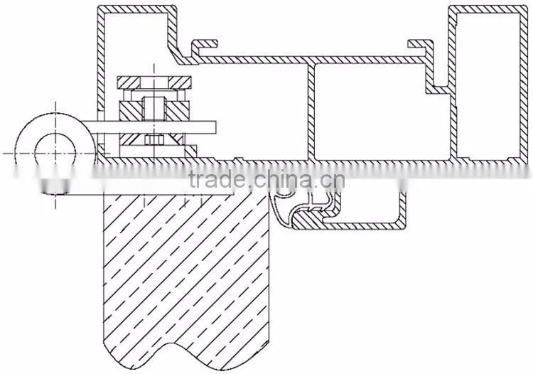 stainless steel 3d adjustable heavyduty aluminium profile hinges