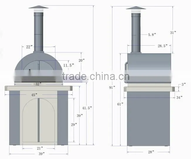 2014 lowest factory price of pizza oven pizza oven price