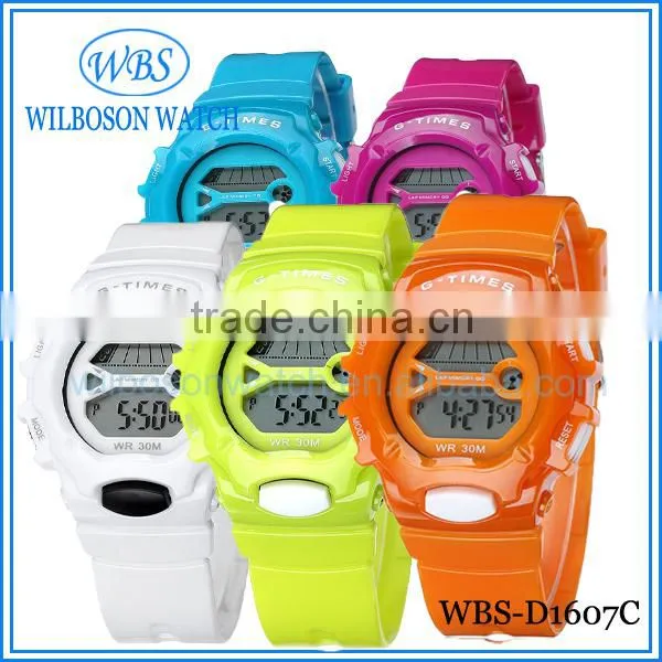 OEM logo kid rubber watch digital watch