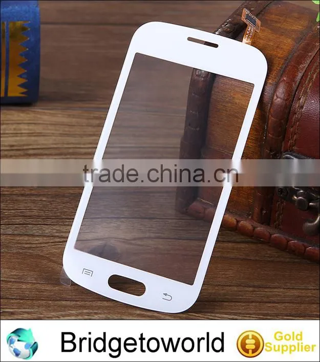 White Front Glass Touch Panel with flex cable For Samsung 7392