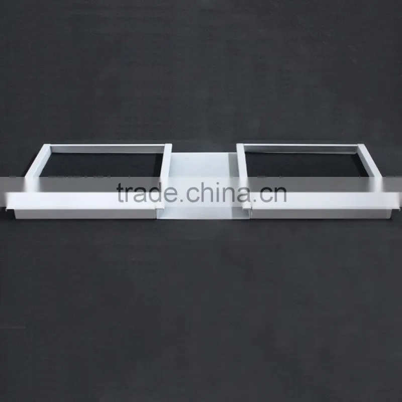 Round Straight Perforations Suspended Metal Ceiling Aluminum K shaped Expansive Ceiling