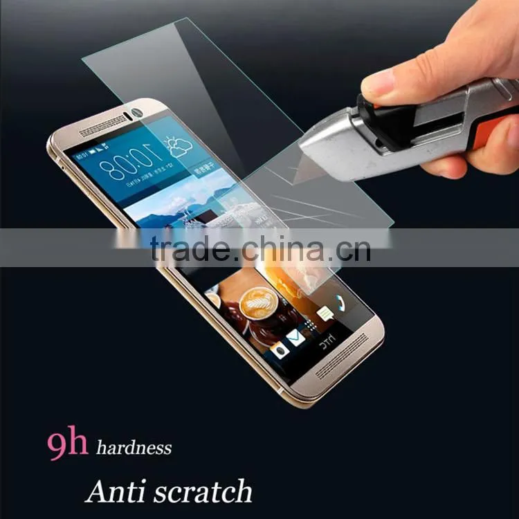 Phone accessory of tempered privacy glass screen protector for HTC M9