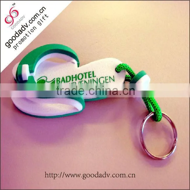 Promotional customize logo EVA high quality keychain making supplies