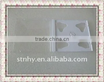 10.4 mm ivory medium plate transparent outer double disc CD case