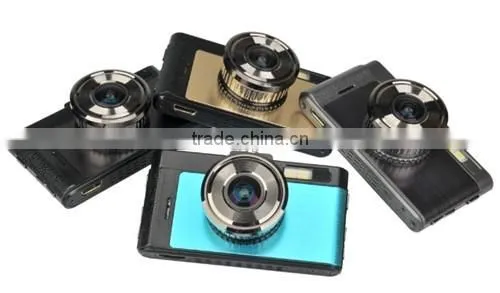 3.0 inch HD1080P 5.0MP dual camera car dvr full hd 1080p car camera