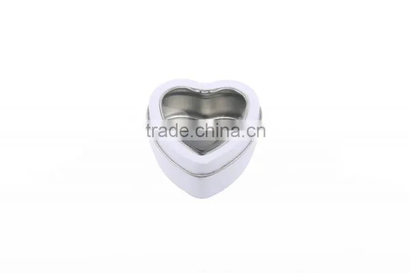 China Wholesale Customized Round Cookie Candy Tin Cans with Clear Window