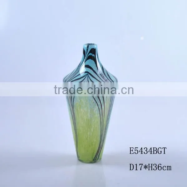 2015 New Design Glass Vase Unique Shape
