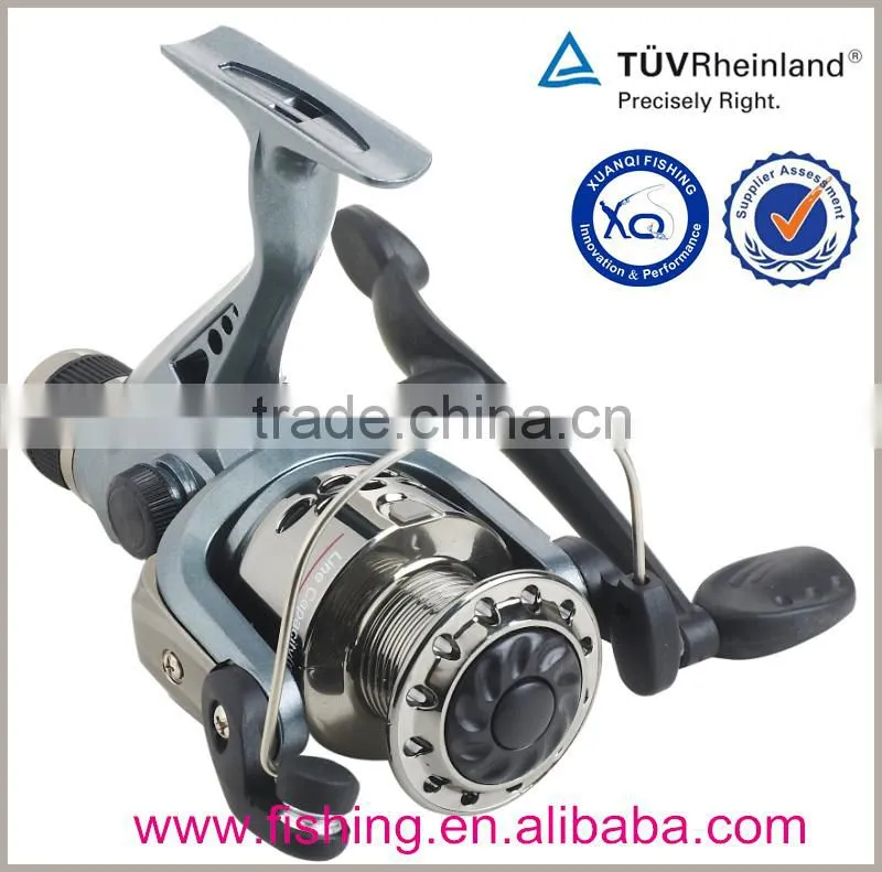 Grey color with plaiting spool 3BB combo fishing reel and rod